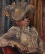 Pierre-Auguste Renoir Woman with a Hat oil painting artist